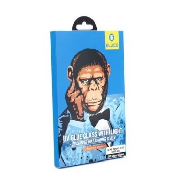 5D Mr. Monkey Glass - SAM Galaxy NOTE 10 Plus transparent (UV Glass)