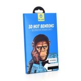 3D Mr. Monkey Glass - SAM Galaxy NOTE 10 black (Hot Bending)
