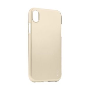 i-Jelly Case Mercury for Iphone XR ( logo hole)- gold